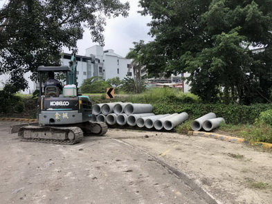 高雄前金區排水工程, 高雄前金區道路排水