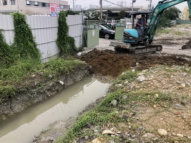 高雄鳥松區排水工程, 高雄鳥松區道路排水