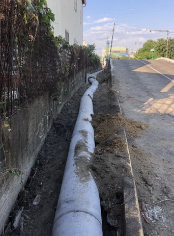 高雄鳥松區排水工程, 高雄鳥松區道路排水